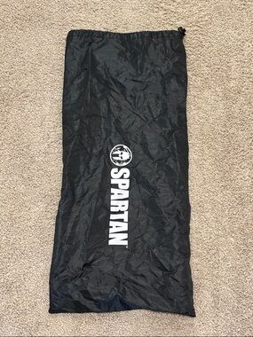 Spartan Branded Black Drawstring Gear Bag